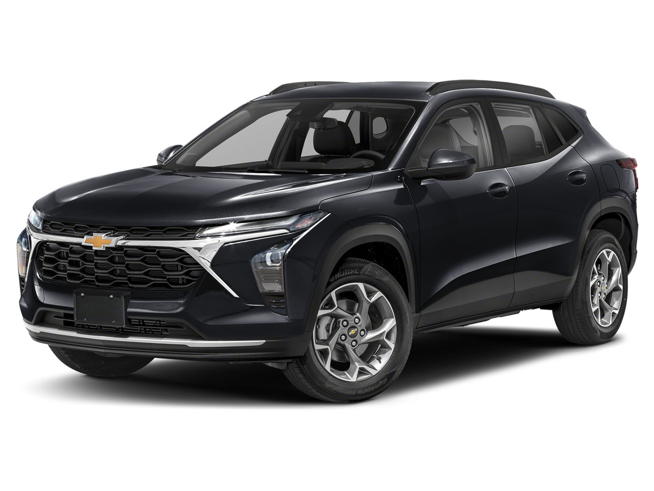 2026 Chevrolet Trax LT in Mosaic Black Metallic — front three-quarter view