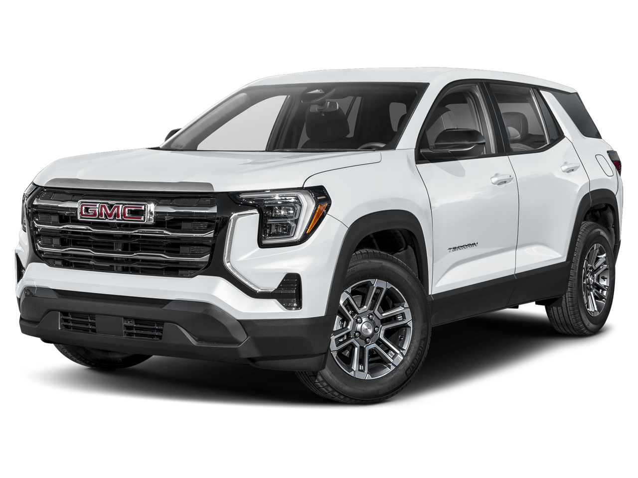 2026 GMC Terrain Elevation in Summit White — front three-quarter view