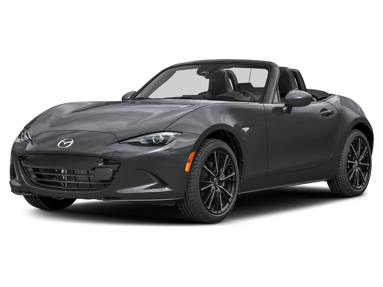 2026 Mazda Mazda MX-5 Miata Grand Touring Manual in Machine Gray Metallic — front three-quarter view