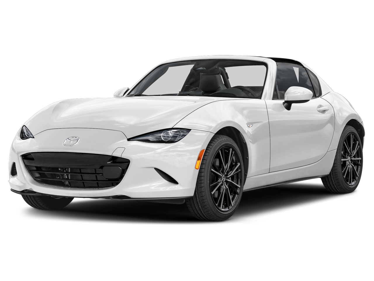 2026 Mazda Mazda MX-5 Miata RF Grand Touring Auto in Snowflake White Pearl Mica — front three-quarter view