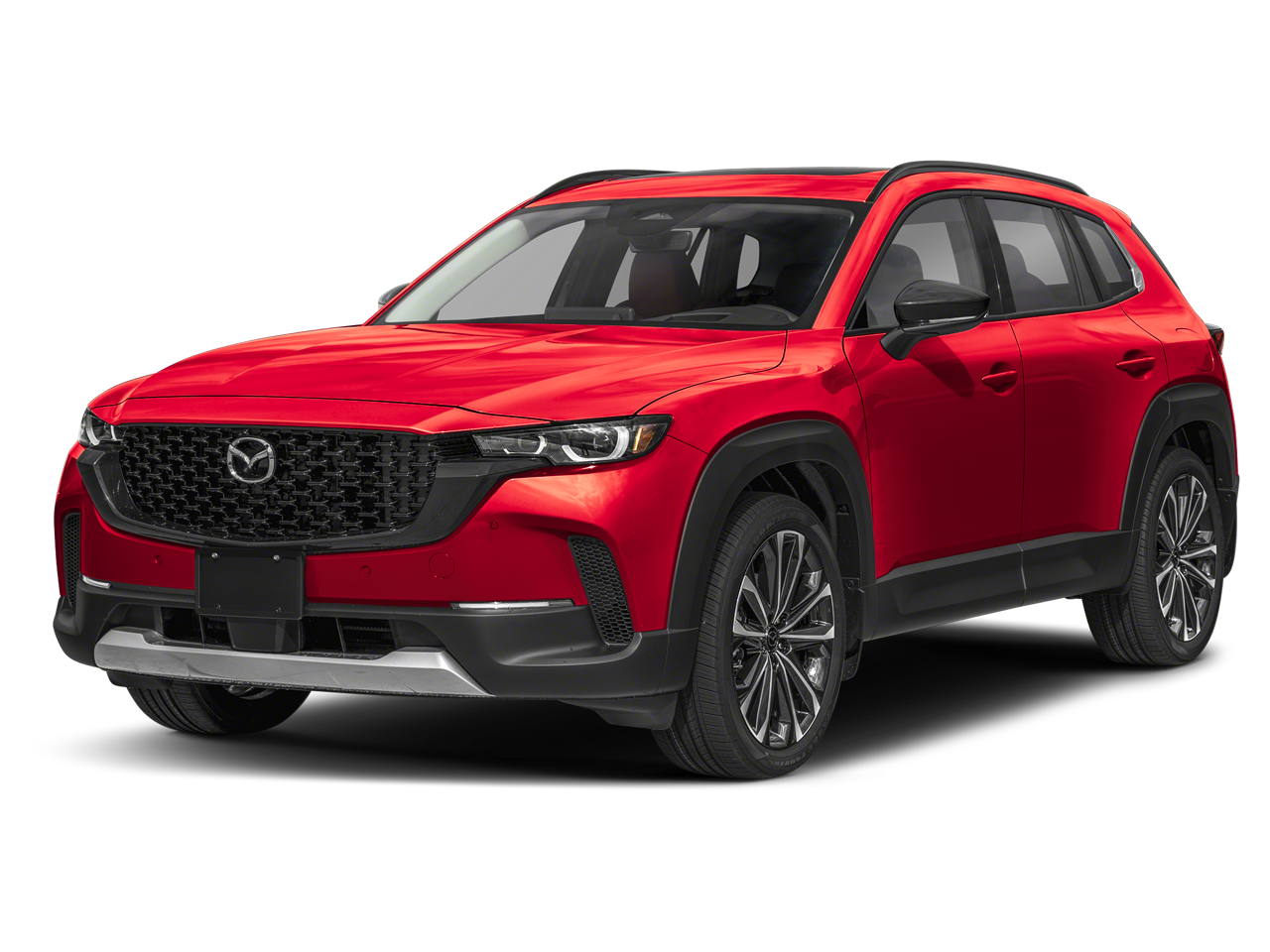 2026 Mazda Mazda CX-50 2.5 Turbo AWD in Soul Red Crystal Metallic — front three-quarter view