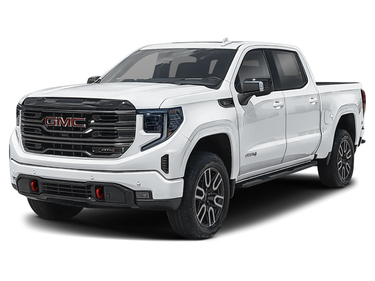 2026 GMC Sierra 1500 AT4 in Onyx Black — front three-quarter view