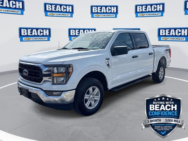 2023 Ford F-150 XL in Oxford White — front three-quarter view