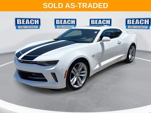 2017 Chevrolet Camaro 2LT in Summit White — front three-quarter view