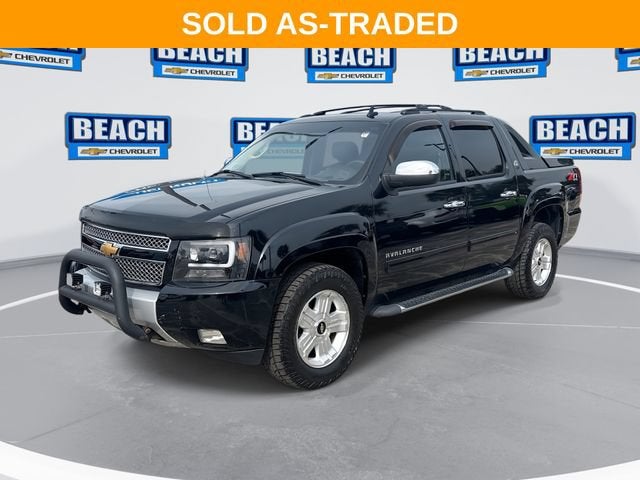 2013 Chevrolet Avalanche LT in Black — front three-quarter view