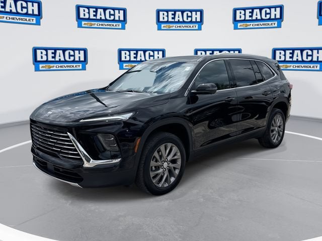 2026 Buick Enclave Preferred in Ebony Twilight Metallic — front three-quarter view