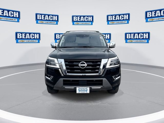 2022 Nissan Armada — rear three-quarter view