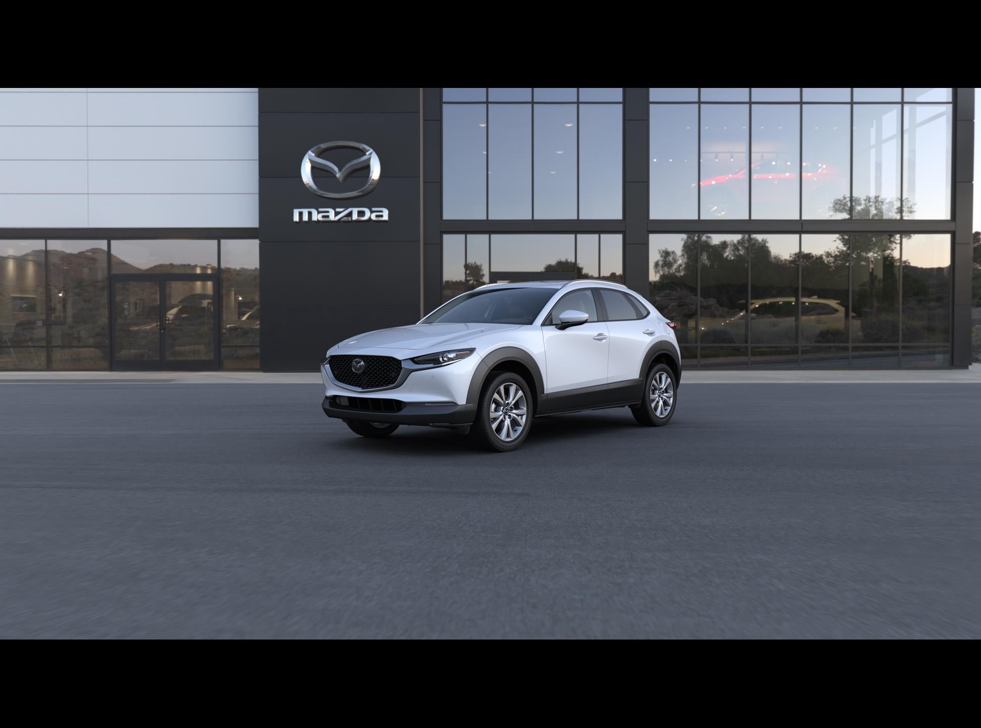 2026 Mazda Mazda CX-30 2.5 S Preferred AWD in Snowflake White Pearl Mica — front three-quarter view
