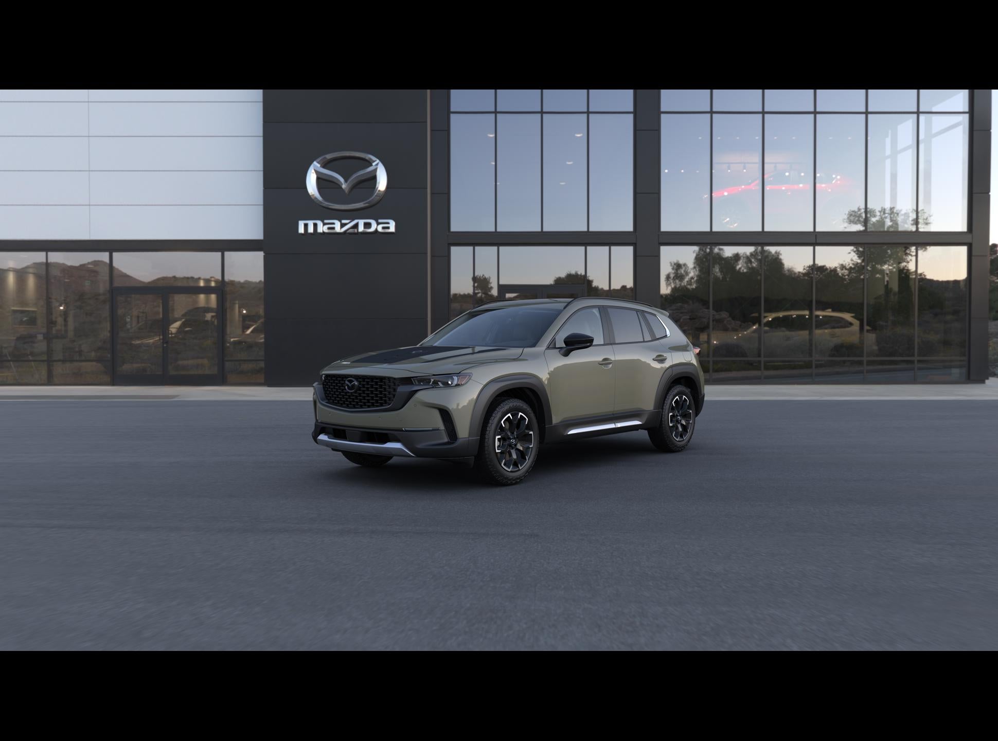 2026 Mazda Mazda CX-50 2.5 Turbo Meridian Edition AWD in Zircon Sand Metallic — front three-quarter view