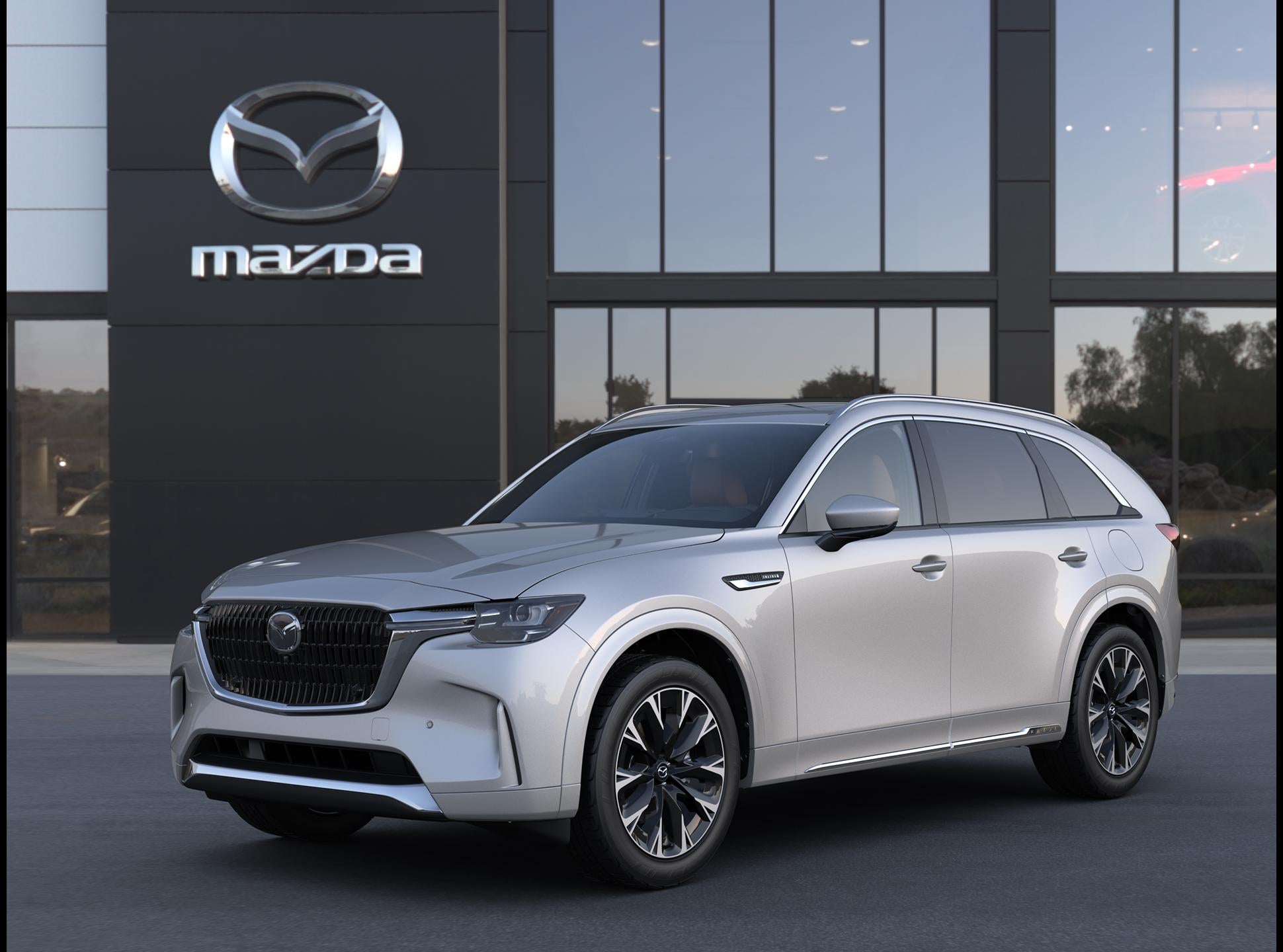 2026 Mazda Mazda CX-90 3.3 Turbo S Premium Plus in Platinum Quartz — front three-quarter view