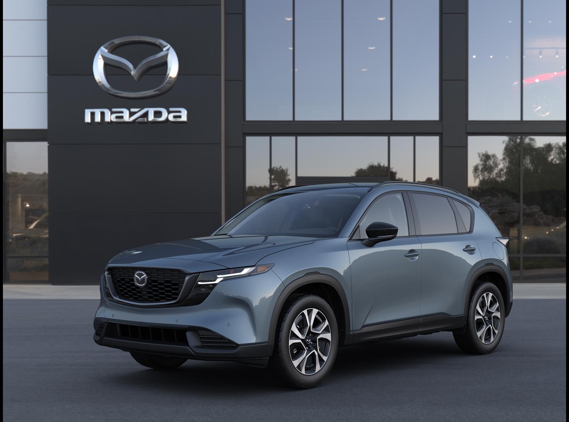 2026 Mazda Mazda CX-5 2.5 S Preferred AWD in Polymetal Gray Metallic — front three-quarter view