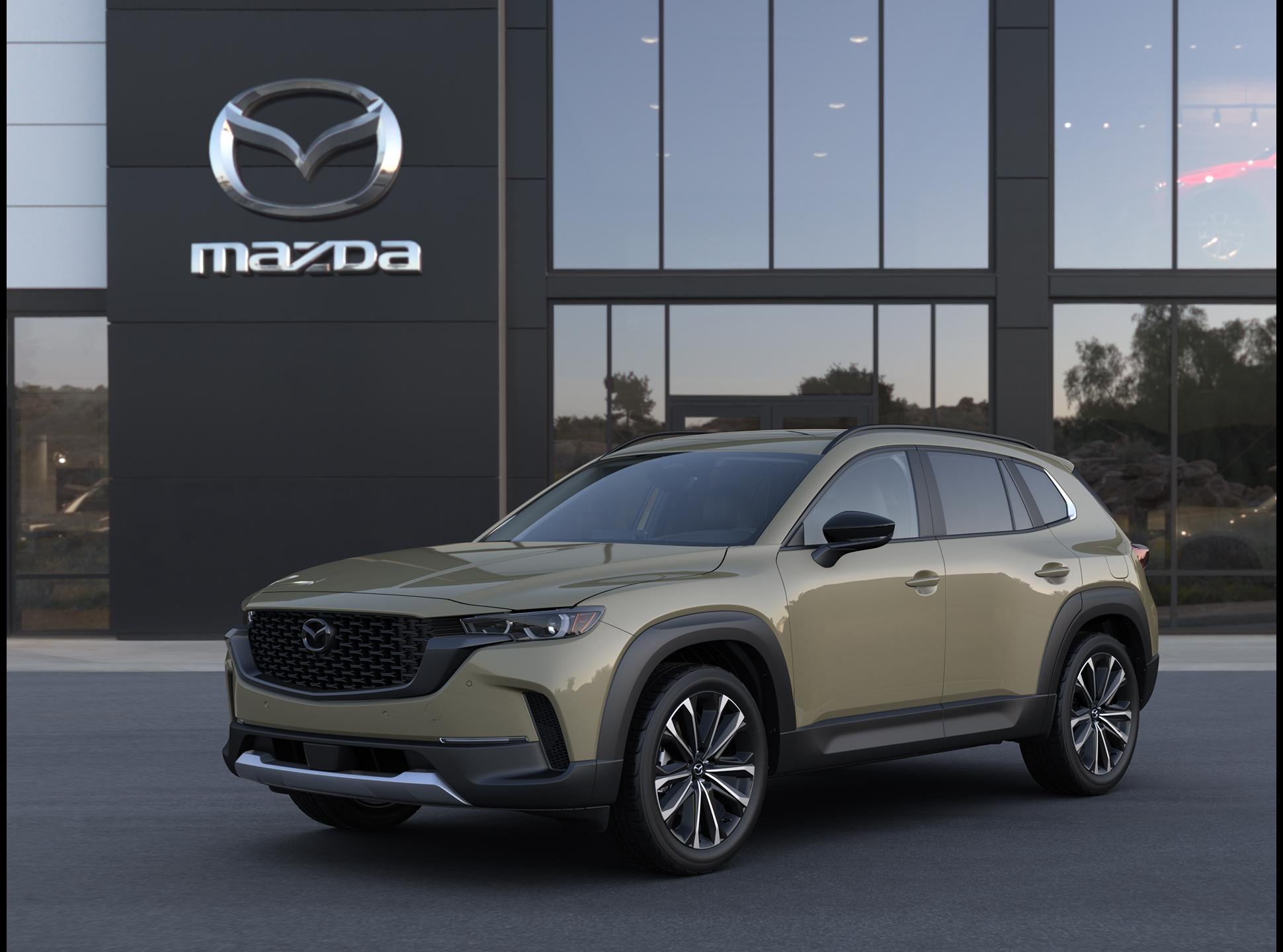 2026 Mazda Mazda CX-50 2.5 Turbo AWD in Zircon Sand Metallic — front three-quarter view