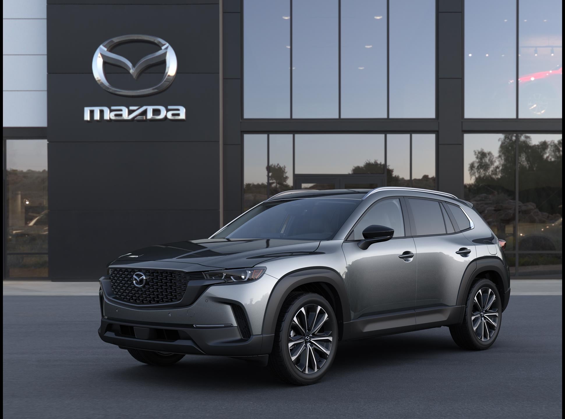 2026 Mazda Mazda CX-50 2.5 S Premium AWD in Machine Gray Metallic — front three-quarter view