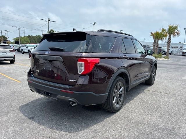 2022 Ford Explorer — rear three-quarter view