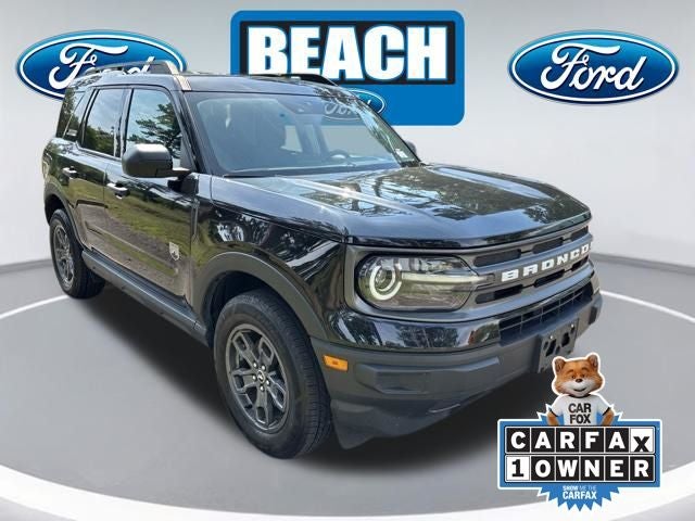 2024 Ford Bronco Sport Big Bend in Shadow Black — front three-quarter view