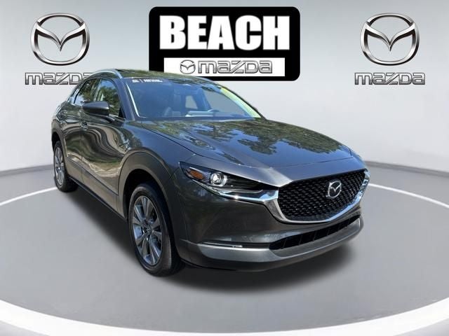 2025 Mazda Mazda CX-30 2.5 S Premium Package in Machine Gray Metallic — front three-quarter view