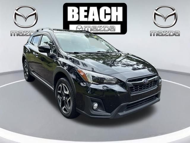 2018 Subaru Crosstrek 2.0i Limited in Crystal Black Silica — front three-quarter view