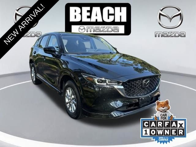 2025 Mazda Mazda CX-5 2.5 S Select Package in Jet Black Mica — front three-quarter view