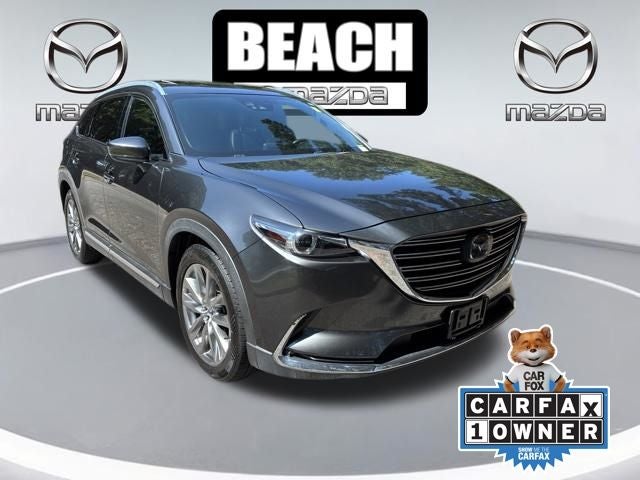 2017 Mazda Mazda CX-9 Grand Touring in Machine Gray Metallic — front three-quarter view
